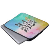 Niemals zu alt zum Träumen Laptopschutzhülle (Vorne Knopf)