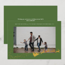 Niemals zu alte grüne Imitate Gold Glitzer Foto