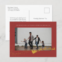 Niemals zu alte rote Imitate Gold Glitzer Foto