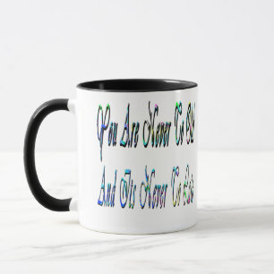 Niemals zu alter, Motivierend Combo-Kaffee-Tasse Tasse