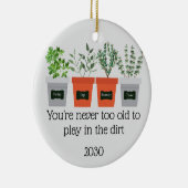 Niemals zu einem altmodischen Gartenangebot Keramik Ornament (Rechts)