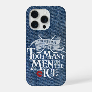 Niemals zu viele Männer (Hockey) iPhone 15 Pro Hülle