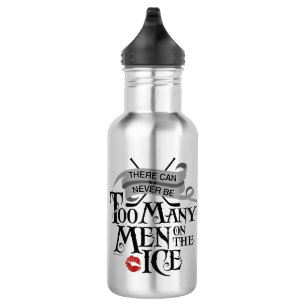Niemals zu viele Männer (Hockey) Trinkflasche
