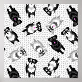 Niemals zu viele Schnauzer Poster (Vorne)