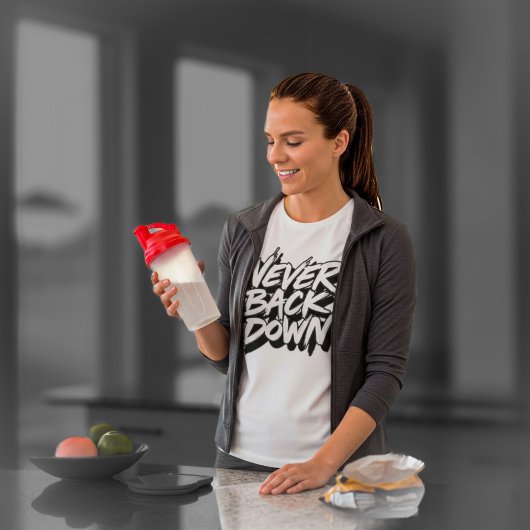 Niemals Zurückweichen Tri-Blend Shirt