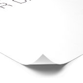 Niemals Zweifel - Hillary Clinton Poster (Ecke)