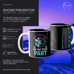 Niemand anders Tasse zur Suizidprävention Keramik