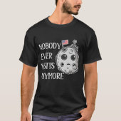 Niemand besucht jemals einen lustigen Mondflug T-Shirt (Vorderseite)