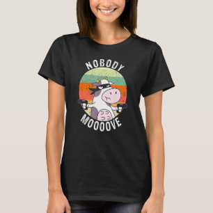 Niemand bewegt einen Kuhdieb Eine Idee und ein sch T-Shirt