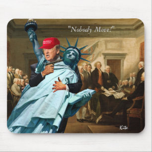 "Niemand Bewegung! " Mousepad
