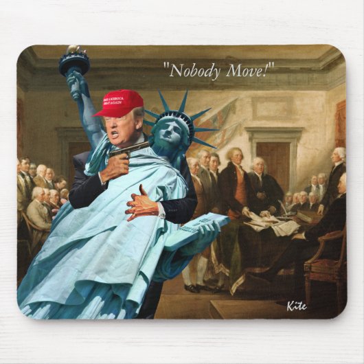 "Niemand Bewegung! " Mousepad (Vorne)