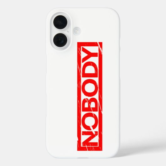 Niemand Briefmarke Case-Mate iPhone Hülle (Rückseite)