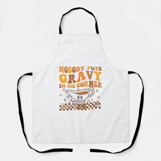 Niemand bringt Gravur in die Ecke Shirt Funny Dank Schürze (Vorderseite)