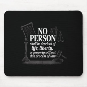 Niemand darf der lebenslangen Freiheit entzogen we Mousepad