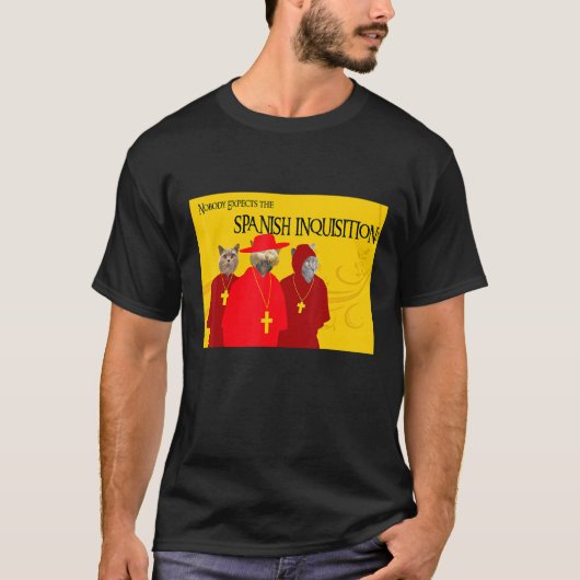 Niemand erwartet die spanische Inquisition T-Shirt (Vorderseite)
