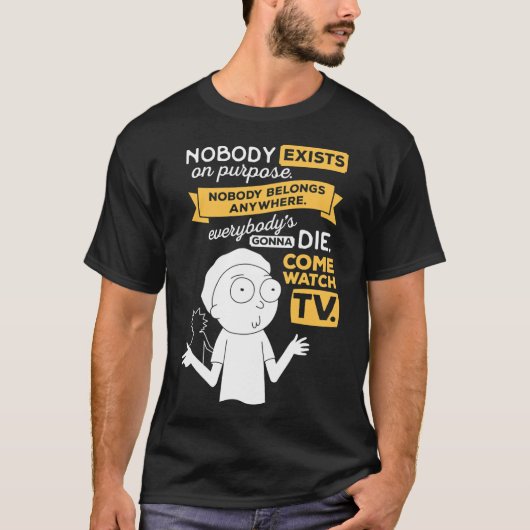 Niemand existiert absichtlich, niemand gehört irge T-Shirt (Vorderseite)