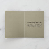 Niemand fliegt allein karte (Innenseite)