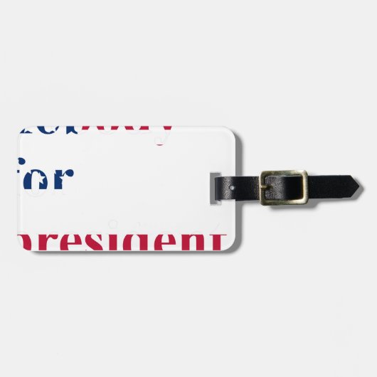 Niemand für den Präsidenten Gepäckanhänger (Vorderseite horizontal)