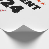 Niemand für Präsident 2024 Geschenkpapier (Ecke)