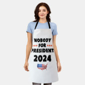 Niemand für Präsident 2024 Schürze (Getragen)