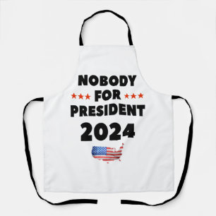 Niemand für Präsident 2024 Schürze