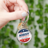 Niemand für Präsidenten Keychains Schlüsselanhänger (Hand)