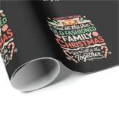 Niemand geht auf diesem lustigen alten Weihnachtsf Geschenkpapier (Rolleneckpunkt)