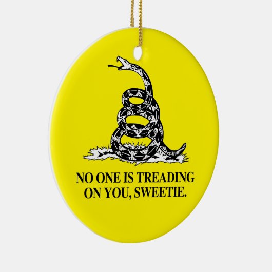 Niemand geht dir auf, Sweetie Keramik Ornament (Rechts)