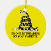 Niemand geht dir auf, Sweetie Keramik Ornament (Vorne)