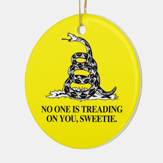 Niemand geht dir auf, Sweetie Keramik Ornament (Links)