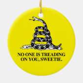 Niemand geht dir auf, Sweetie Keramik Ornament (Hinten)