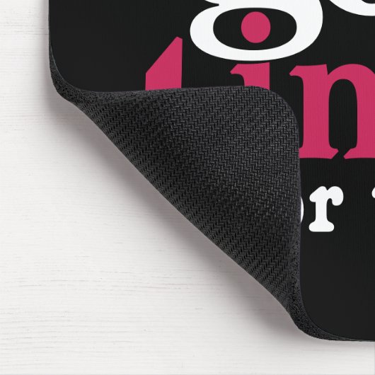  Niemand got dafür Zeit! Mousepad (Ecke)