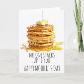 Niemand hält dich am Muttertag auf Karte (Vorderseite)