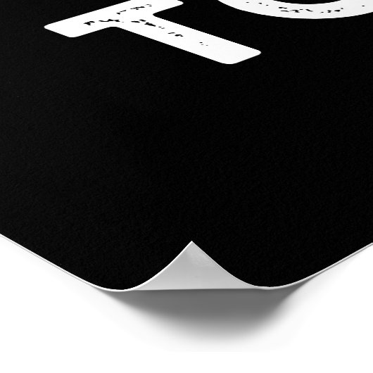 Niemand hält dich auf, der Funny Pancake Pun Dark  Poster (Ecke)