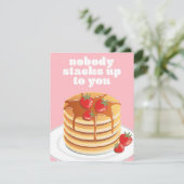 Niemand hält dich auf feiertagskarte (Stehend Vorderseite)