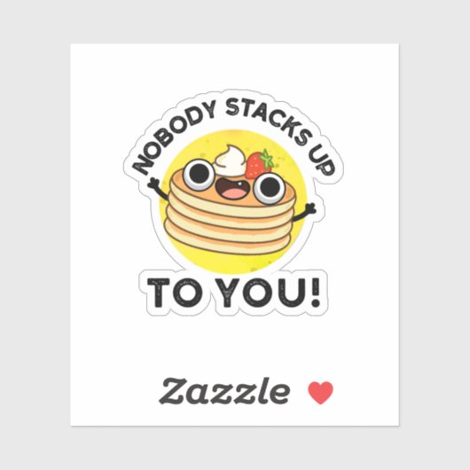 Niemand hält dir einen lustigen Pancake Pub auf Aufkleber (Blatt)