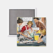 Niemand hat dich Gefragt, Karen - Retro Magnet (Vorderseite/Rückseite)