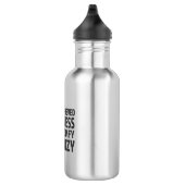Niemand hat es geschafft, Freundlichkeit und Gemüt Edelstahlflasche (Rechts)