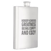 Niemand hat es geschafft, Freundlichkeit und Gemüt Flachmann (Rechts)