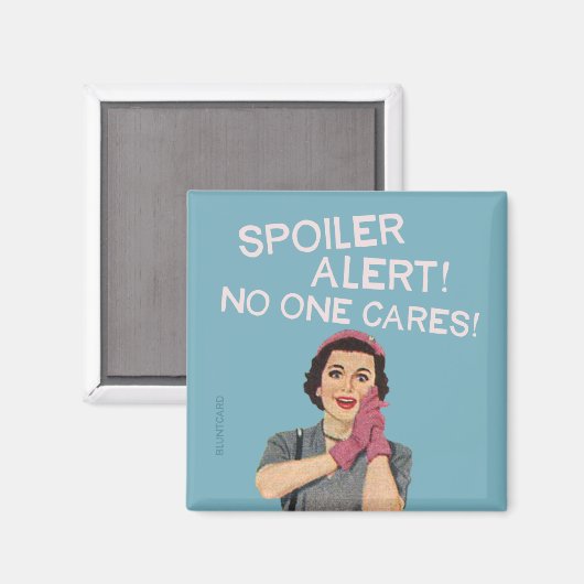 Niemand interessiert sich dafür! magnet (Vorderseite/Rückseite)