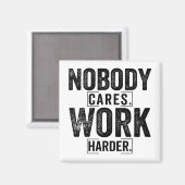 Niemand interessiert sich mehr für Arbeit Magnet (Vorderseite/Rückseite)