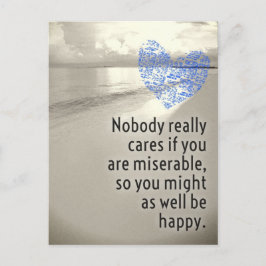 Niemand interessiert sich wirklich, wenn Sie eine  Postkarte