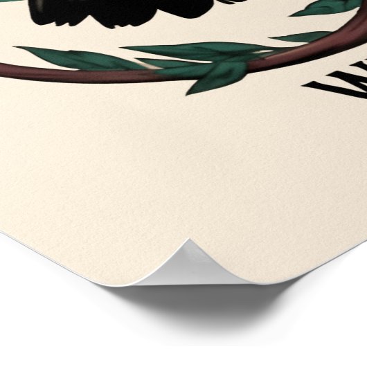 Niemand ist auf gestohlenem Land illegal Poster (Ecke)