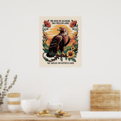 Niemand ist auf gestohlenem Land illegal Poster (Küche)