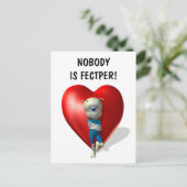 Niemand ist besser! postkarte (Stehend Vorderseite)