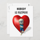 Niemand ist besser! postkarte (Vorne/Hinten)