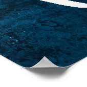 "Niemand ist du" Inspiration für Zitate-Typografie Poster (Ecke)