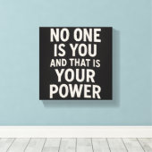Niemand ist du leinwanddruck (Insitu (Holzboden))