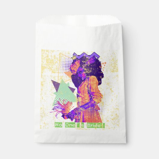 Niemand ist ein Freund der Braut Geschenktütchen (Vorderseite)