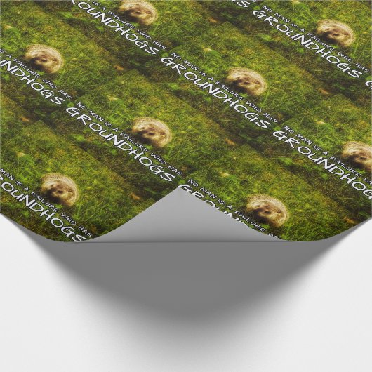 Niemand ist ein Versager, der das Papier "Groundho Geschenkpapier (Ecke)
